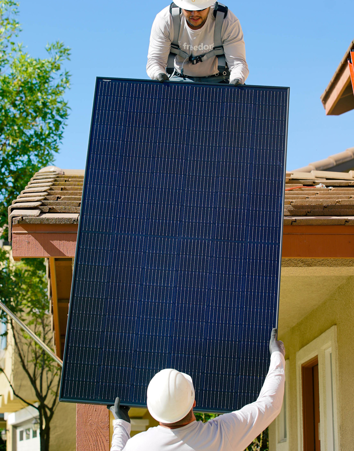 Solar Panels Being Installed